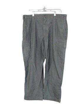 LL Bean Tropic Weight Cargo Pants Classic Fit Gray Casual Utility 36x29